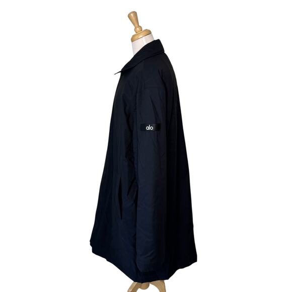 ALO YOGA Signature Overcoat Jacket Style U4010R Black Size XL - Picture 3 of 8